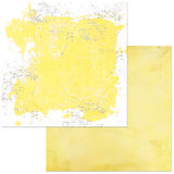 49 & Market Sectrum Sherbet Solids Lemon Patterned Paper