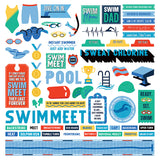 Photoplay Paper MVP Swimming Element Sticker Sheet