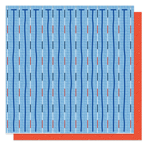 PhotoPlay Paper MVP Swimming Breaststroke Patterned Paper