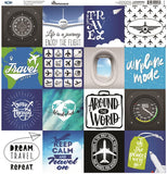 Reminisce Take Flight 12x12 Custom Sticker Sheet