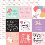 Echo Park It's Your Birthday Girl 4X4 Journaling Cards Patterned Paper