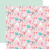 Echo Park It's Your Birthday Girl Girl Party Animals Patterned Paper