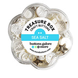 Buttons Galore Treasure Box - Sea Salt