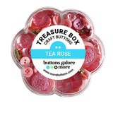 Buttons Galore Treasure Box - Tea Rose