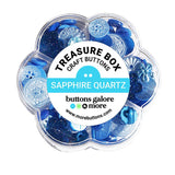 Buttons Galore Treasure Box - Sapphire Quartz