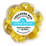 Buttons Galore Treasure Box - Citrus Splash