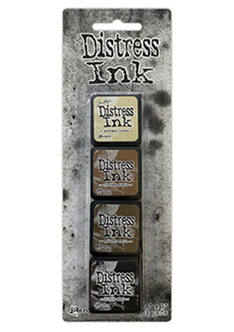 Ranger Tim Holtz Distress Mini Ink Pads 4 pk - Kit #3