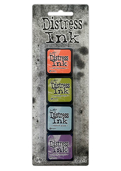 Ranger Tim Holtz Distress Mini Ink Pads 4 pk - Kit #8