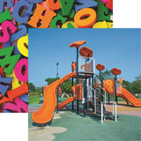 Reminisce Terrific Toddler Playground Patterned Paper