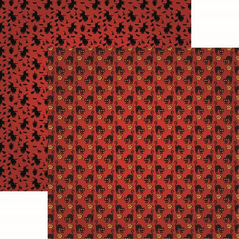 Reminisce This is Halloween Black Cats on Halloween Patterned Paper