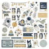 Photoplay Paper To The Moon And Back Element Sticker Sheet