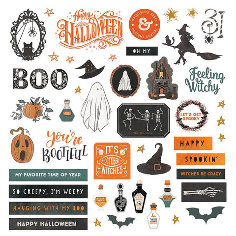 PhotoPlay PaperTrick Or Treat Element Sticker Sheet