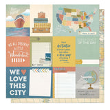 Photoplay Paper Travelogue Wanderlust Patterned Paper