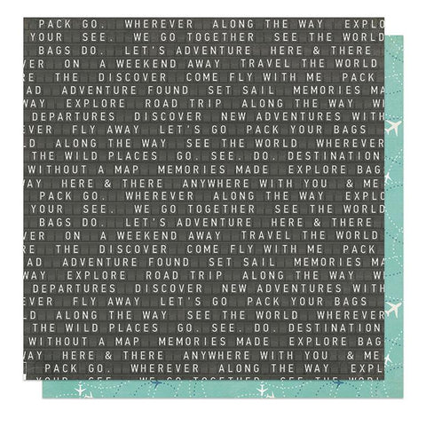 PhotoPlay Paper Travelogue Pack Your Bags Patterned Paper