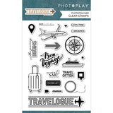 PhotoPlay Paper Travelogue Clear Photopolymer Stamp Set