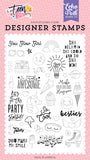 Echo Park Teen Spirit Girl You Glow Girl Designer Stamp Set