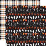 Echo Park Trick or Treat Halloween Banners Patterned Paper