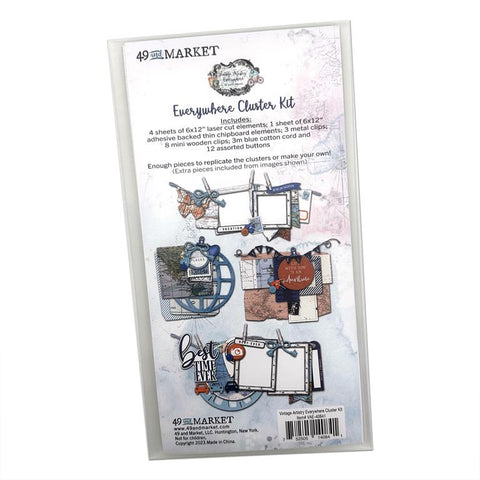 49 and Market Vintage Artistry Everywhere Cluster Kit – Cheap Scrapbook  Stuff