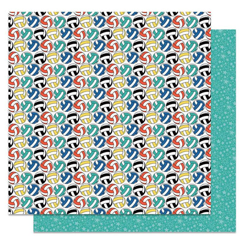 PhotoPlay Paper MVP Volleyball Dig Patterned Paper