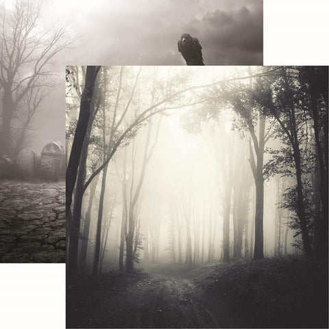 Reminisce Vintage Halloween Spooky Night Patterned Paper