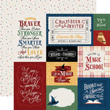 Echo Park Wizards and Company Multi Journaling Cards Patterned Paper