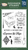 Echo Park Wizards and Company Witches And Wizards Only Designer Stamp Set