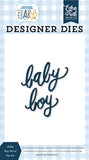 Echo Park Welcome Baby Boy Baby Boy Word Designer Die Set