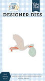 Echo Park Welcome Baby Boy Stork Delivery Designer Die Set