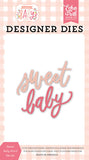 Echo Park Welcome Baby Girl Sweet Baby Word Designer Die Set