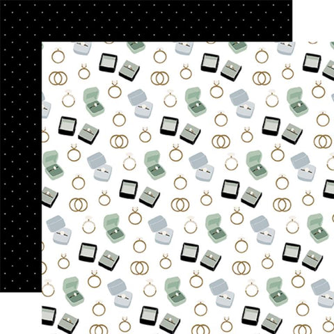 Echo Park Wedding Bells Deeply Devoted Patterned Paper