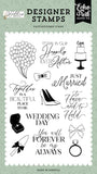 Echo Park Wedding Bells Wedding Day Designer Stamp Set
