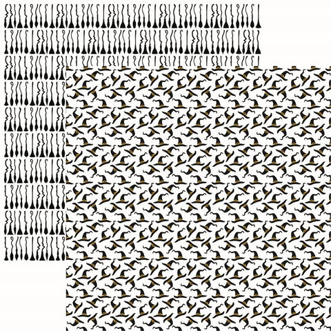 Reminisce Wicked Wicked Hats Patterned Paper