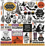 Reminisce Wicked 12x12 Sticker Sheet