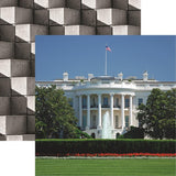 Reminisce Washington DC White House Patterned Paper