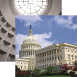 Reminisce Washington DC U.S. Capitol Patterned Paper