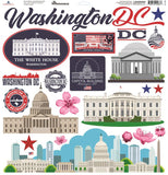 Reminisce Washington DC 12x12 Sticker Sheet