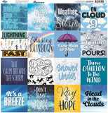 Reminisce Weather The Storm 12x12 Poster Sticker Sheet