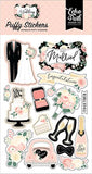 Echo Park Wedding Puffy Sticker Embellishments