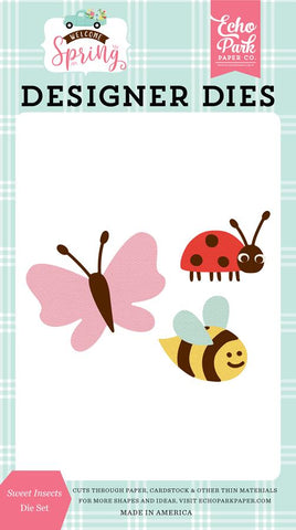 Echo Park Welcome Spring Sweet Insects Designer Die Set