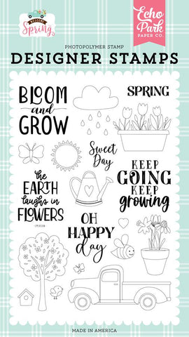 Echo Park Welcome Spring Sweet Day Designer Stamp Set
