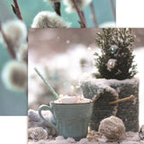 Reminisce Winter Garden Hot Chocolate Patterned Paper