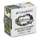 49 and Market Wherever Postage Stamp Washi Tape Embellishments
