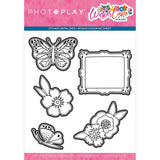 PhotoPlay Paper Wicker Lane Etched Metal Die Set