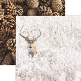 Reminisce Winter Canvas Winter Fauna Patterned Paper