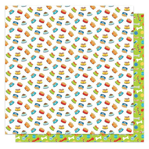 Photoplay Paper Bow Wow Chow Time Patterned Paper