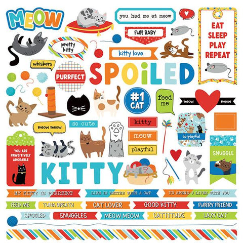 Photoplay Paper Meow Element Sticker Sheet