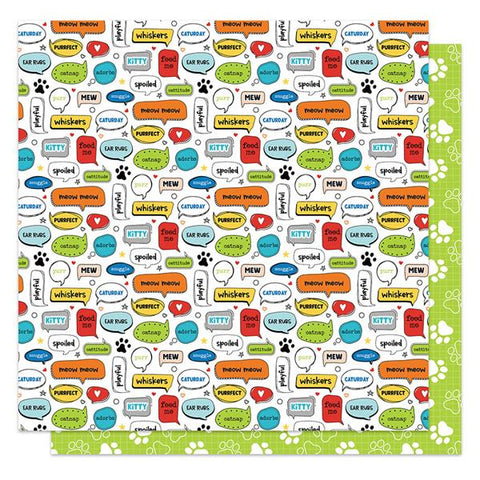 Photoplay Paper Meow Here Kitty Kitty Patterned Paper