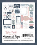 Echo Park Winterland Frames & Tags Embellishments