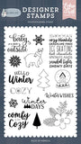 Echo Park Winterland Comfy And Cozy Designer Stamp Set