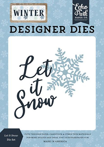 Echo Park Winter Let It Snow Designer Die Set